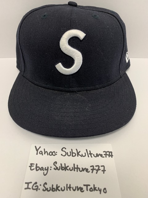 【新品】 Supreme S NEW ERA 7 1/8 5 Panel Snapback　シュプリーム　Box Logo rare new キャップ ネイビー　帽子　希少