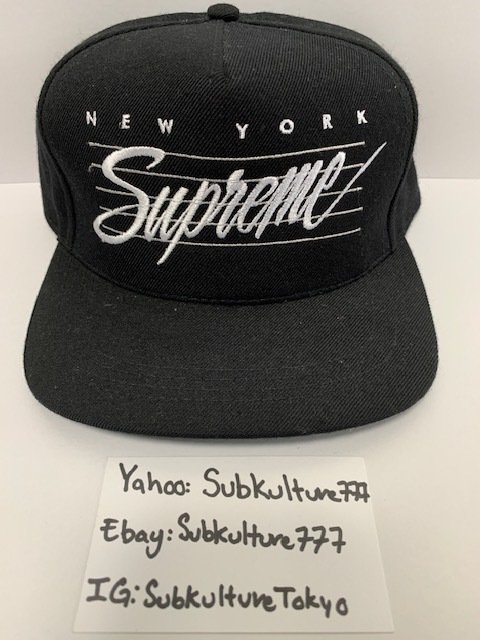 【新品】 Supreme UNSOLVED MYSTERIES 5 Panel Snapback　シュプリーム　Box Logo rare new キャップ ブラック　帽子　希少