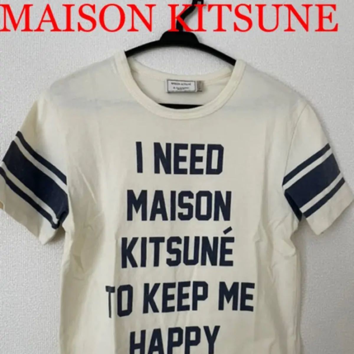 海外通販 新品未使用☆MAISON KITSUNEメゾンキツネ Tシャツ XS