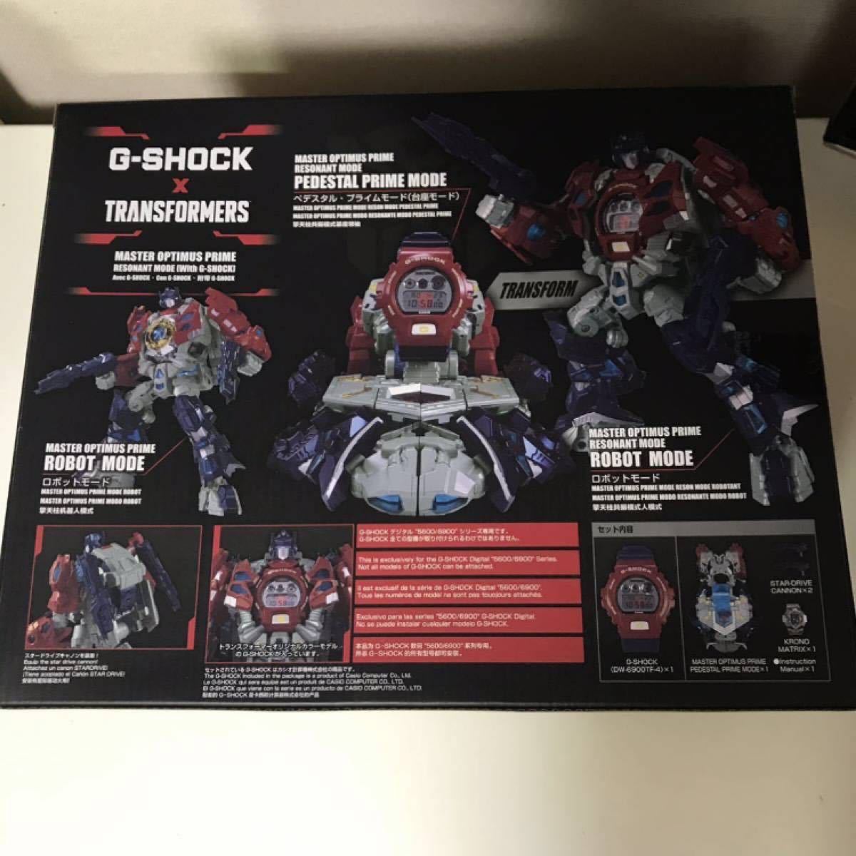 新品　G-SHOCK × TRANSFORMERS マスターオプティマスプライム トランスフォーマー　DW-6900TF-SET 