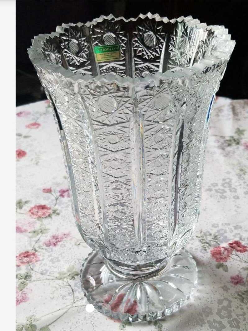 クリスタルガラス フラワーベース 花瓶 日本製 MADE IN JAPAN 花瓶 通販限定モデル