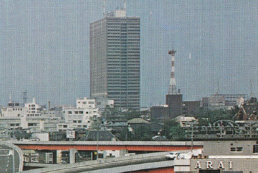 **[... Bill ]*[ high speed road .... Bill ] * Tokyo tower * picture postcard * street average * Tokyo *