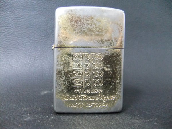 激安の 刻印エラー? 希少 珍品 ソリッドブラス Zippo ジッポ kids