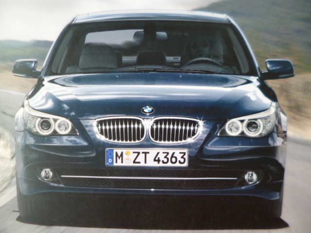 *a894*BMW E60 E61 5 series 525i 530i 530xi 540i 550i iDrive owner manual 2007 year | navi instructions | Quick guide *