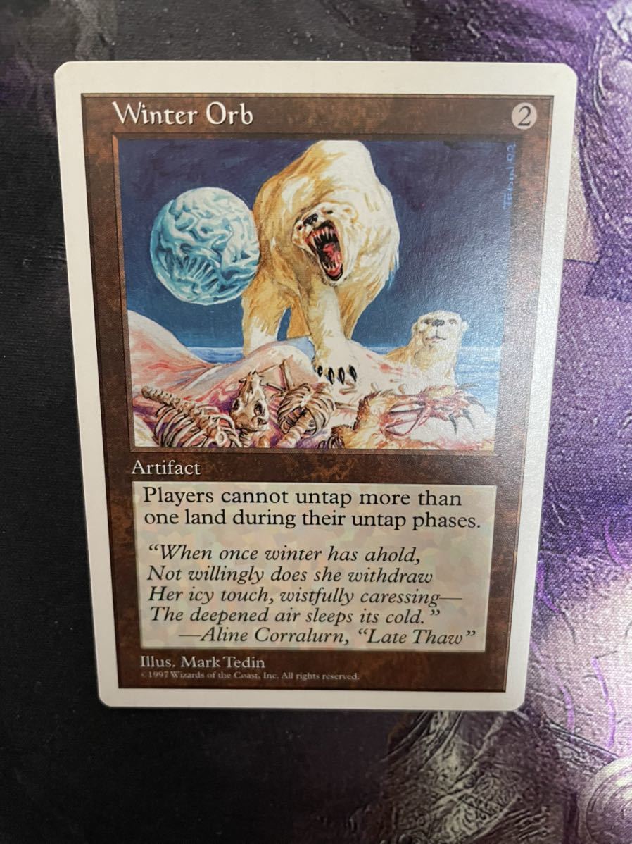 【MTG】 『冬の宝珠/Winter Orb』 【送料無料】_画像1