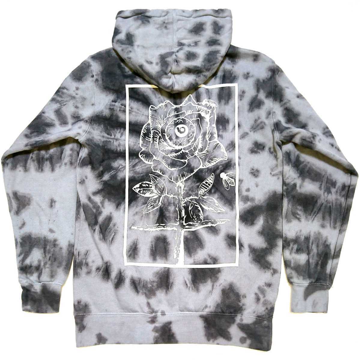 【訳あり】試着のみ CHALLENGER チャレンジャー TIE-DYE PRINTED HOODIE 大きめS タグ付 メンズ タイダイ ロゴ パーカー SMALL_画像2