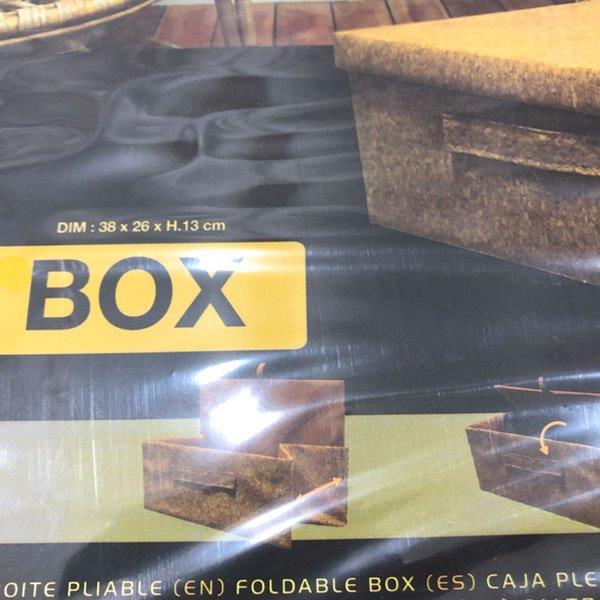 compactor Box ボックス 箱 100% コットン 38x26xH13 cm 2個 まとめ売り 格安 訳アリ Fa-224_画像3