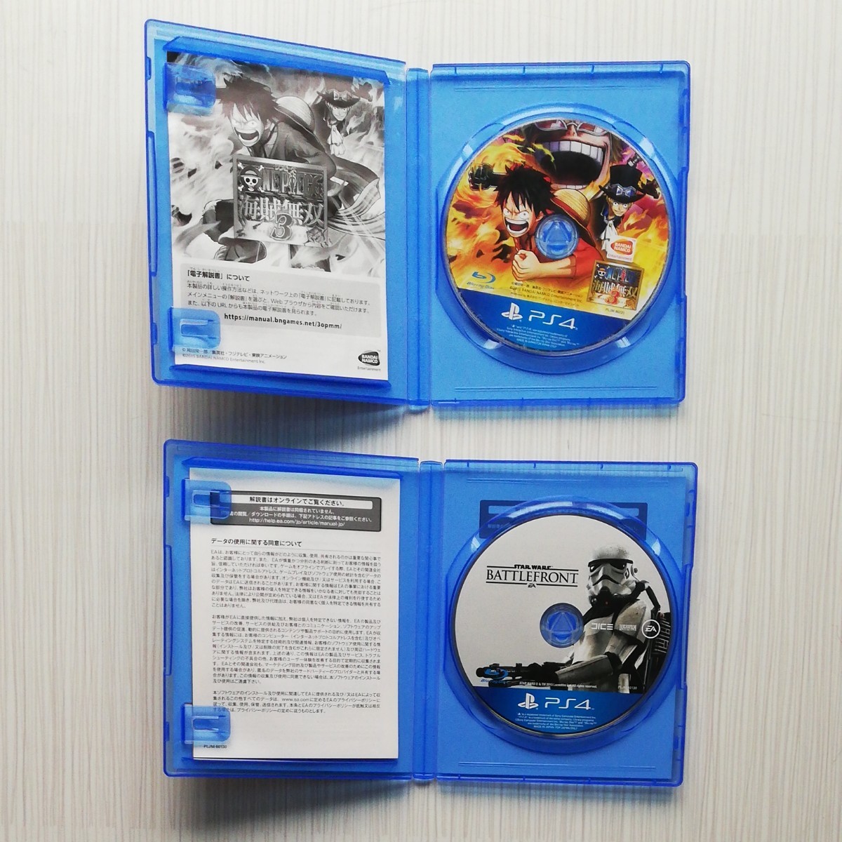 PS4　　ワンピース海賊無双3  　 スターウォーズ　バトルフロント