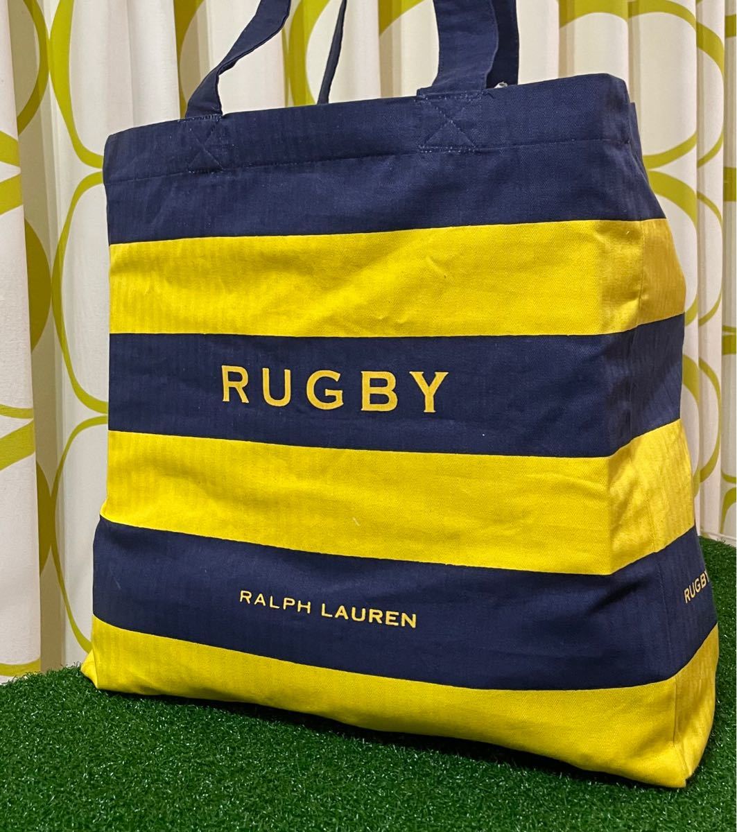 未使用】Rugby Ralph Lauren ラルフ・ローレン トートバッグ - library 