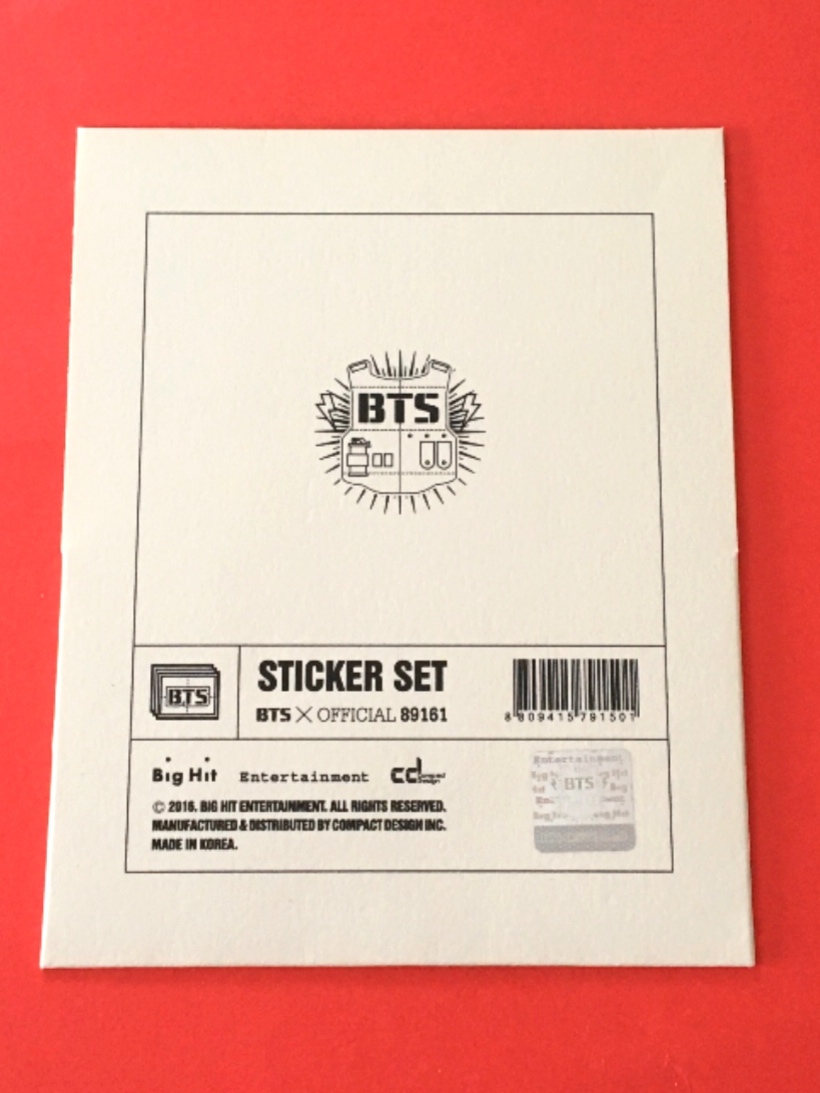 BTS 防弾少年団 BTS 2ND MUSTER 公式 グッズ ステッカーセット ケース のみ 1つ 即決 ジョングク V ジミン J-HOPE JIN SUGA RM_画像2