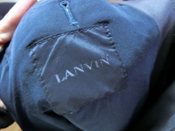 LANVIN コート ファーフード 46 ランバン_画像3