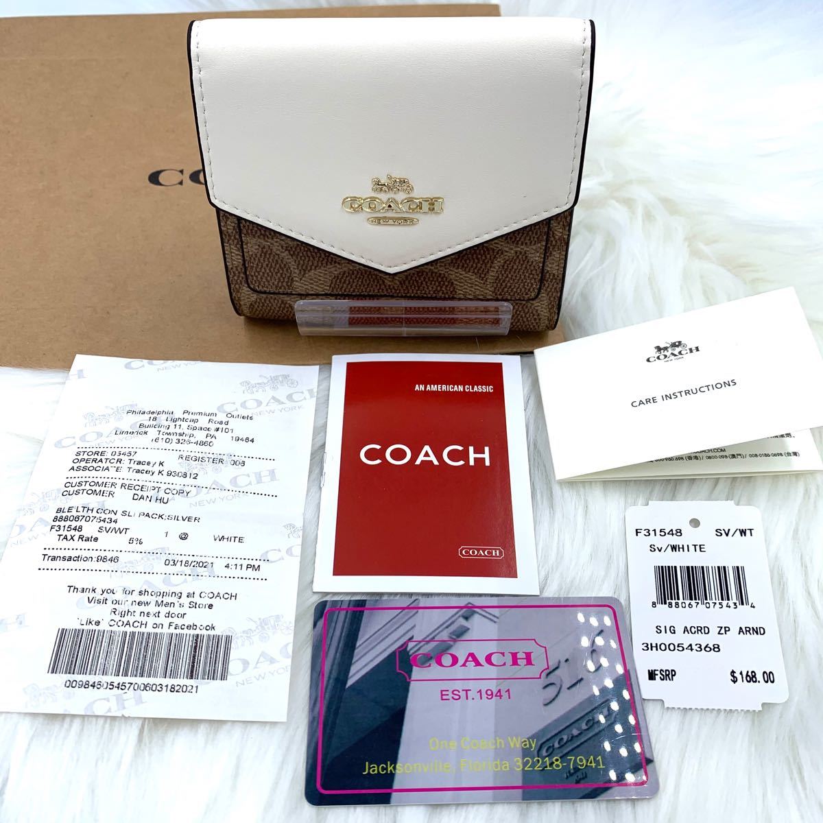 COACH 三つ折り財布 ミニ財布 コーチ コンパクトウォレット COACH 三つ折り財布 ミニ財布 コーチ コンパクトウォレット