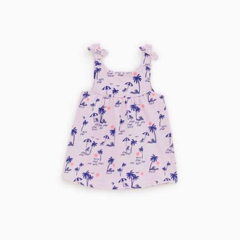 ZARA Baby ビーチ柄ワンピース タンクトップ チュニック 18-24