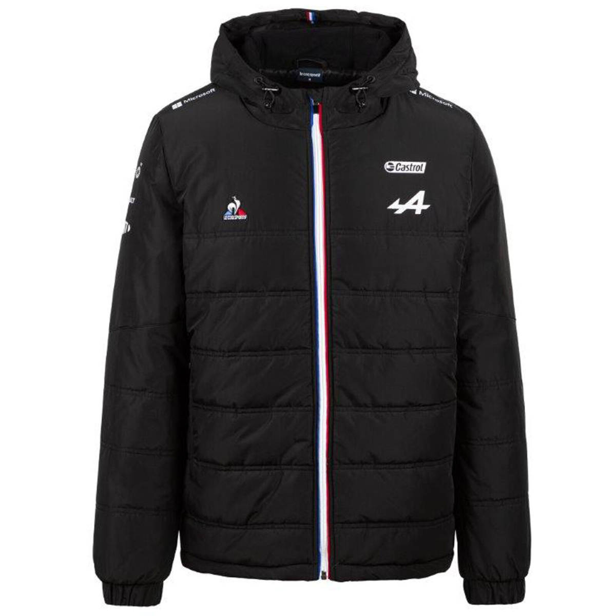 送料無料 Alpine F1 Team Parka 激安大特価 Jacket Coat Alonso ジャケット ダウンジャケット Ocon アルパイン アウター ブラック 気質アップ XL