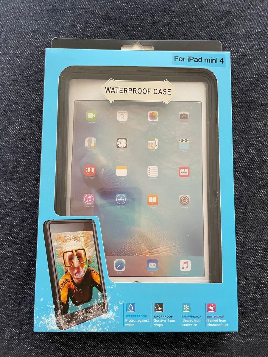 Paypayフリマ Ipad Mini 4 防水ケース ストラップ付き 360度フルカバー Paypayフリマ Ipad Mini 4 防水ケース ストラップ付き 360度フルカバー
