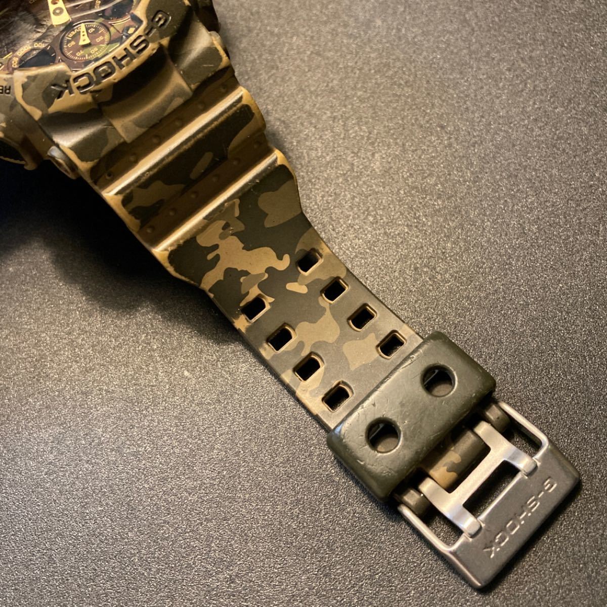 【電池新品】CASIO G-SHOCK GA-100CM 迷彩柄 サバイバルデザイン デジタル アナログ 腕時計