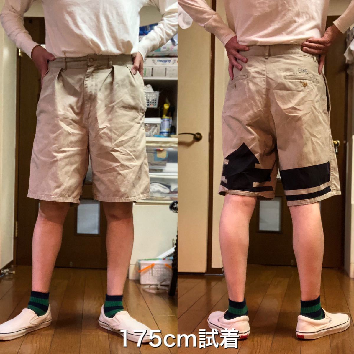 W80cm ポロラルフローレン 古着2タックチノハーフパンツ W80cm ポロラルフローレン 古着2タックチノハーフパンツ
