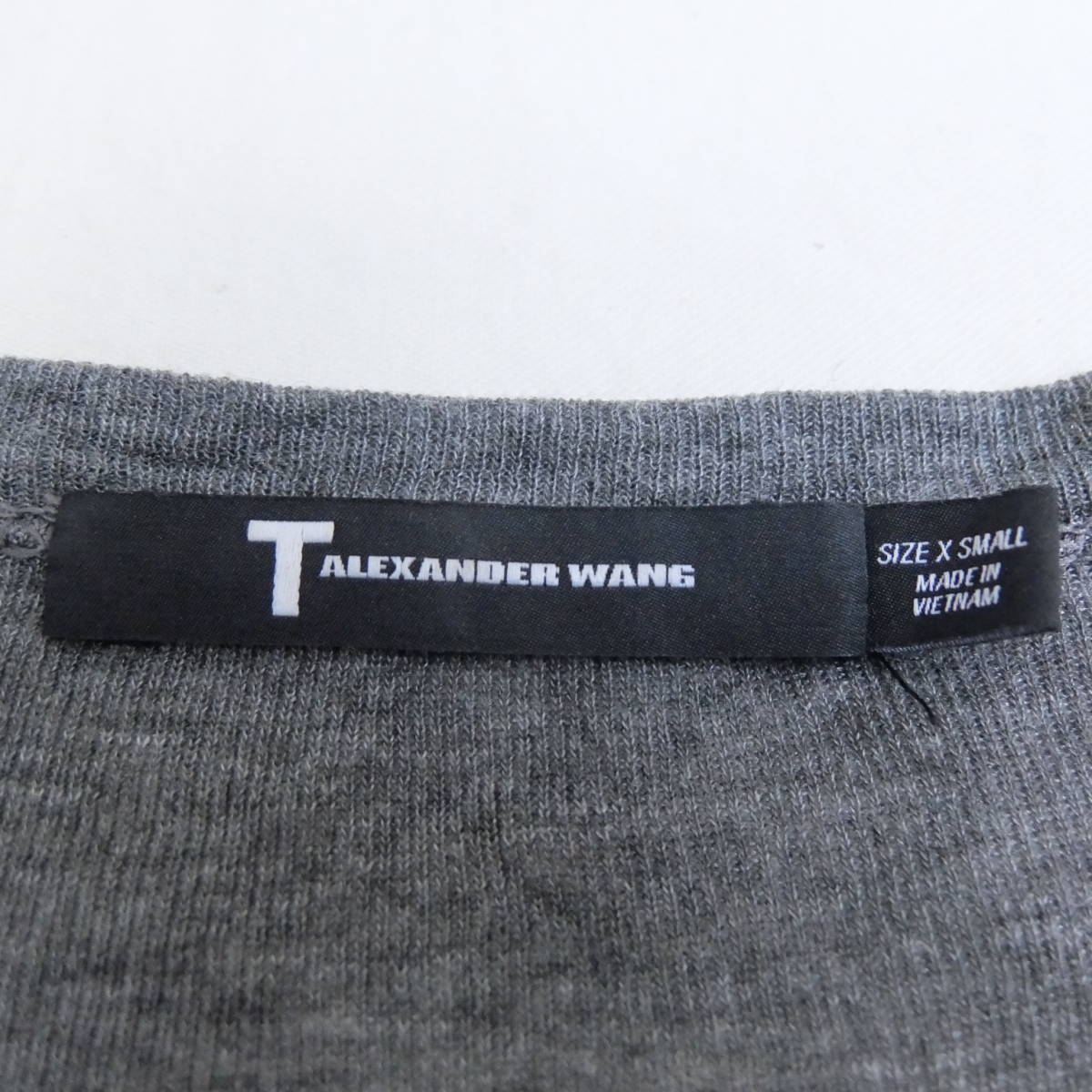 T by ALEXANDER WANG футболка серый XS размер / Alexander one 