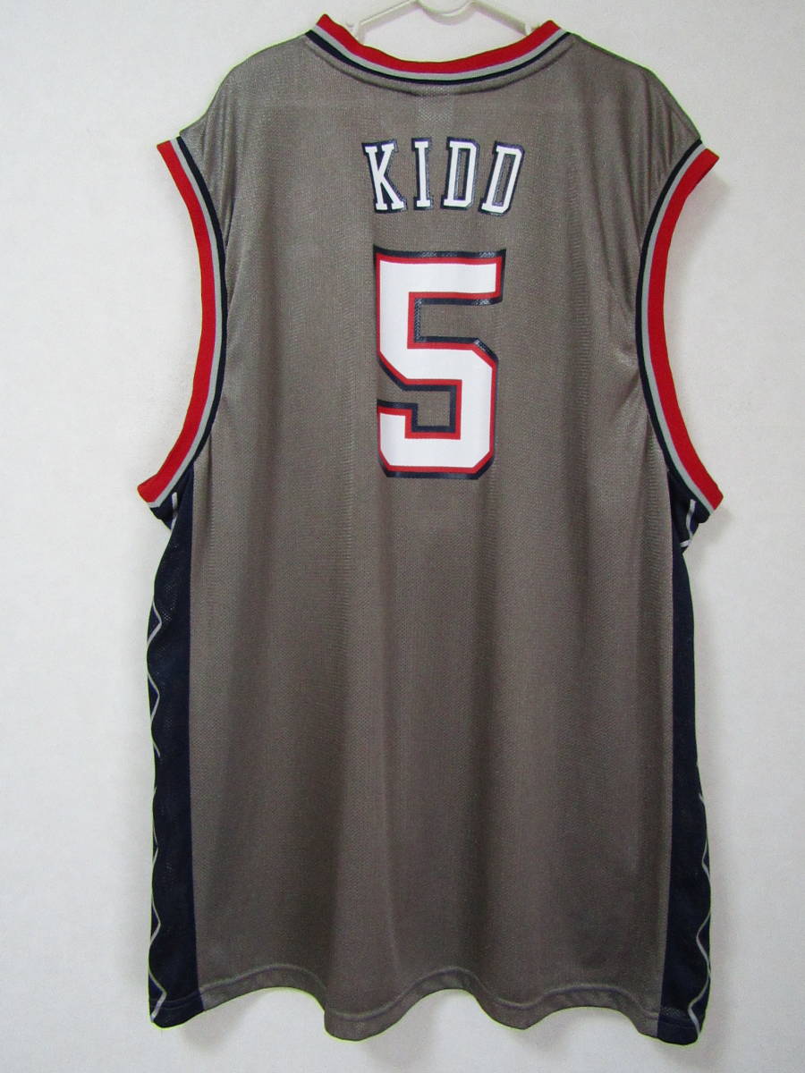 NBA NETS KIDD #5 ジェイソン・キッド Reebok リーボック製　ニュージャージー・ネッツ　ユニフォーム　バスケ ゲームシャツ