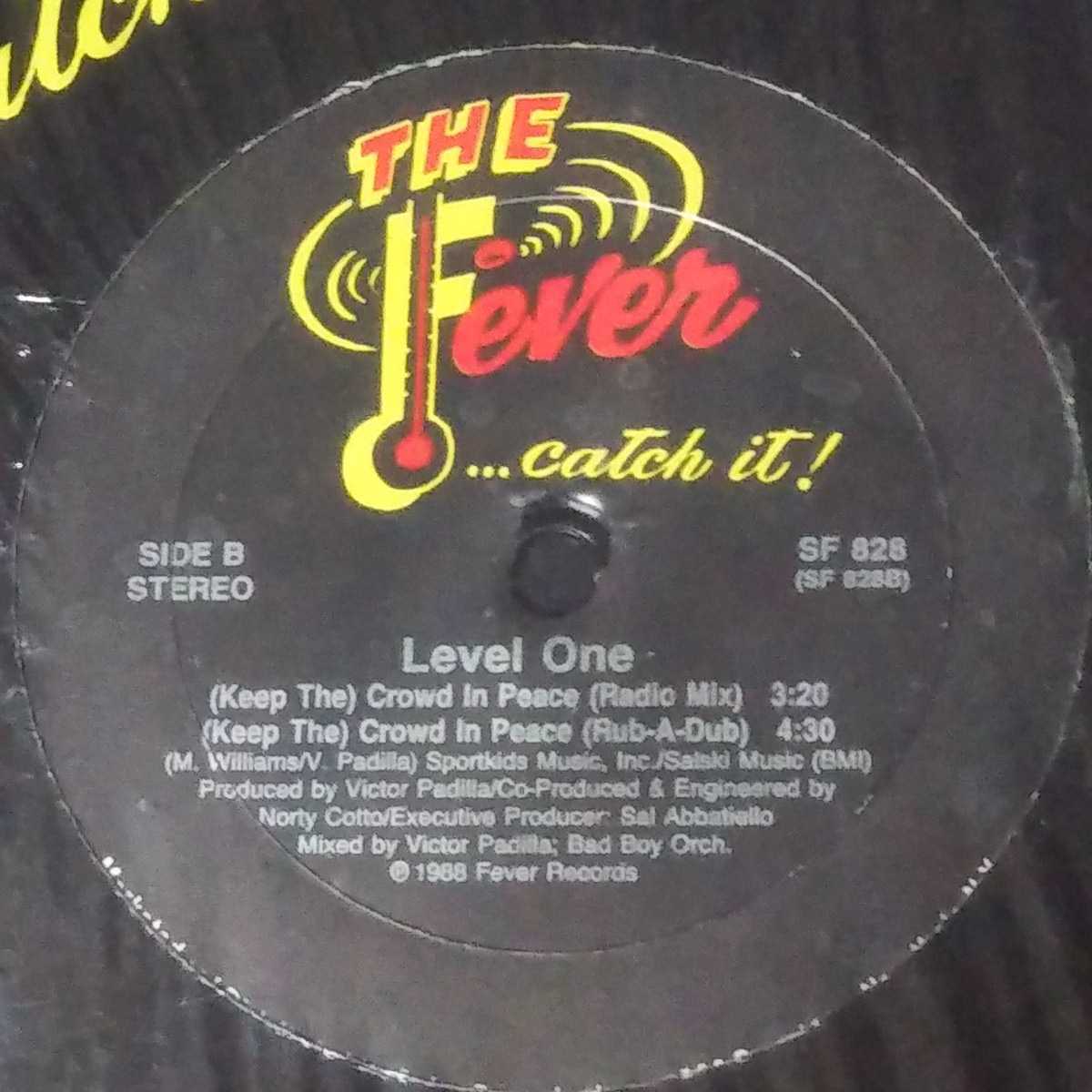 LEVEL ONE / (KEEP THE)CROWD IN PEACE /80'S HIP HOP/ミドルスクール/MIDDLE SCHOOL RAP/VICTOR PADILLA (V.I.C.)/BAD BOY ORCHESTRA _画像2