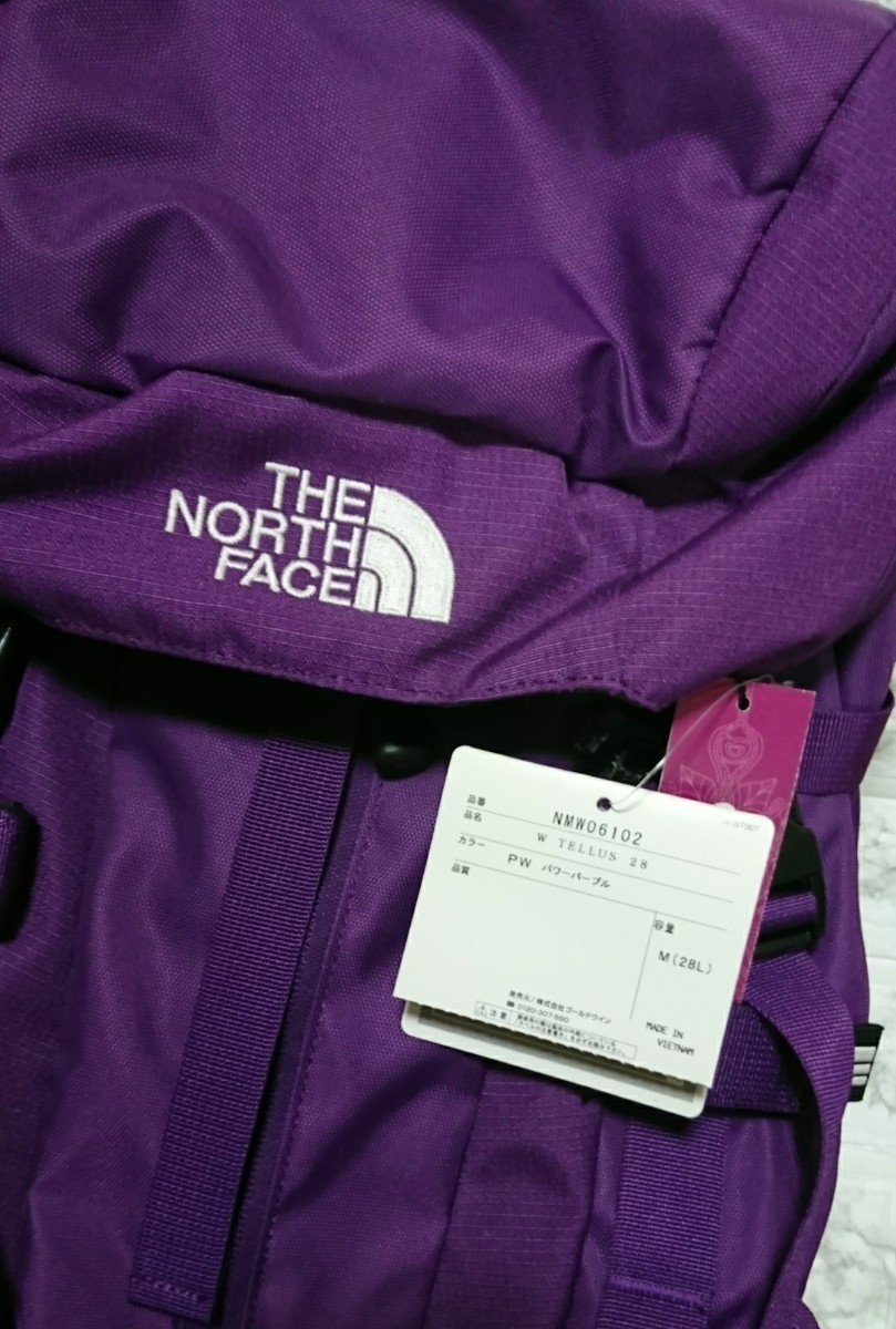 ザ・ノース・フェイス THEnorthface テルス28 リュック 大容量 バックパック 新品未使用 紫 パープル