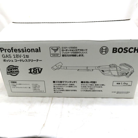 未使用品】 BOSCH ボッシュ GAS18V-1 コードレスクリーナー バッテリー
