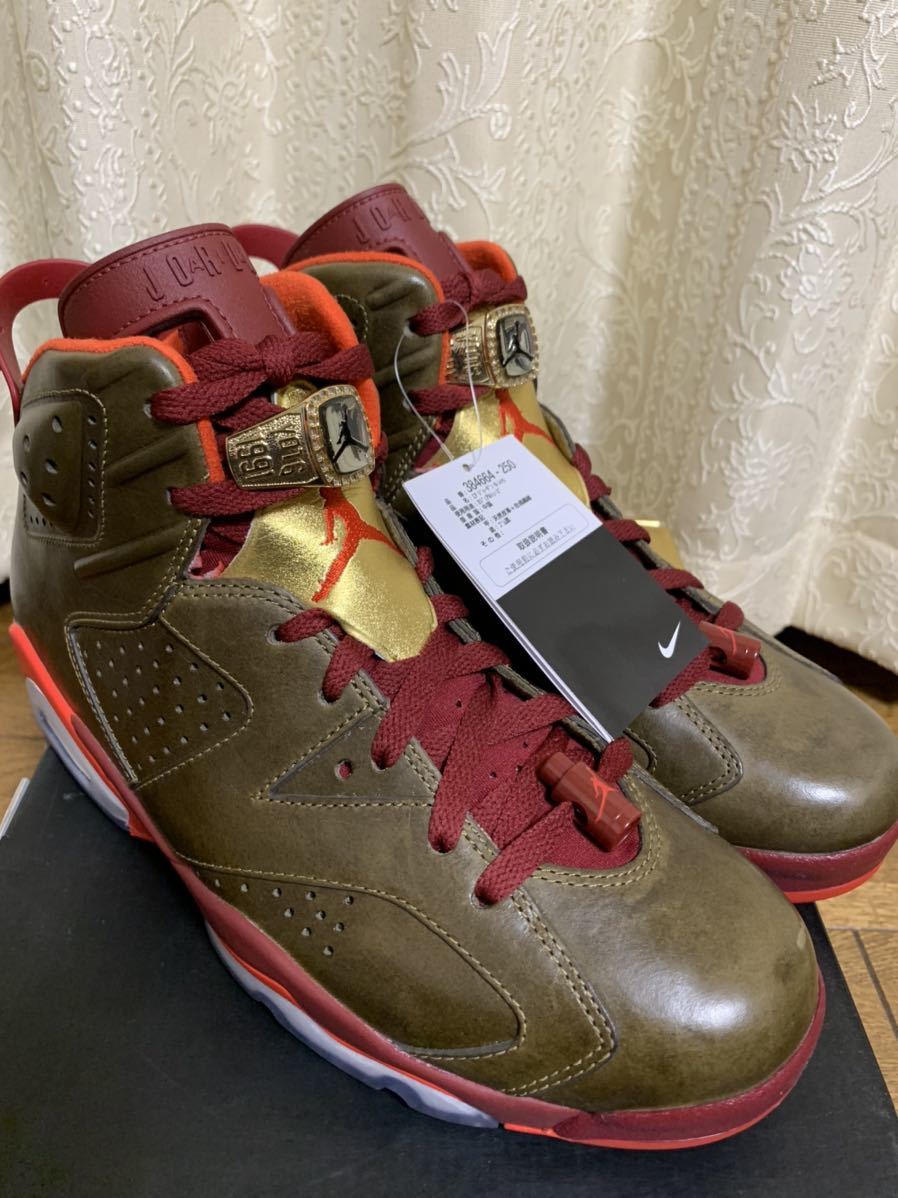 国内タグ付 新品 NIKE AIR JORDAN 6 RETRO CHAMPIONSHIP PACK CIGAR