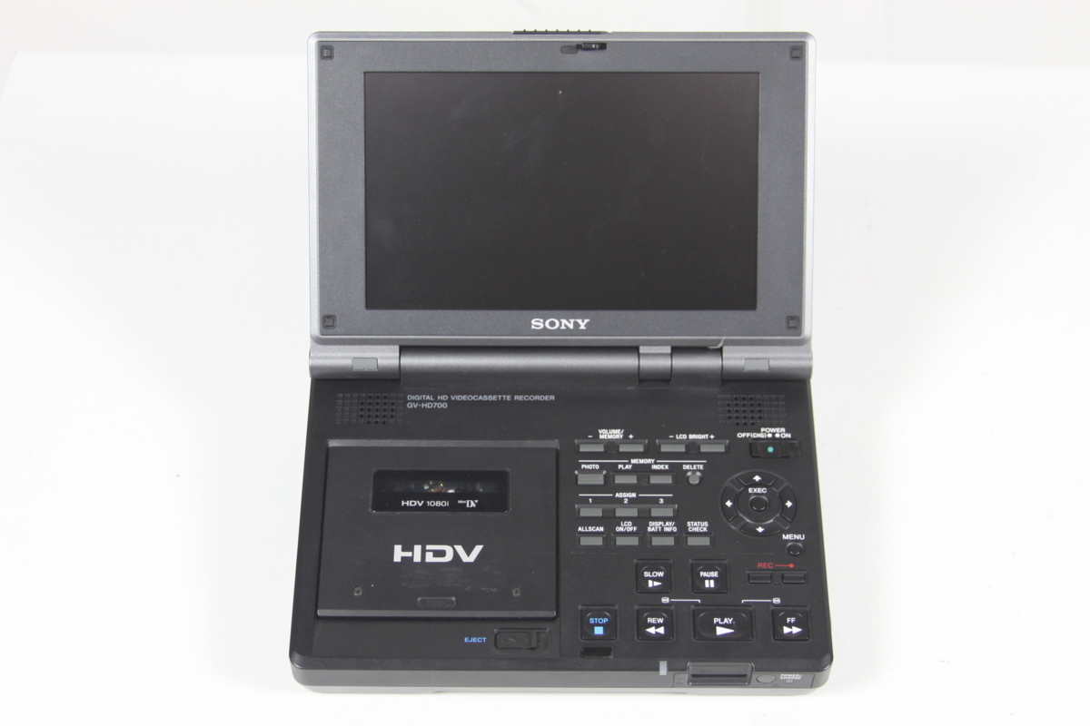 ○ SONY GV-HD700 デジタルHDビデオカセットレコーダー　HDV MiniDV　07年製　ソニー 【ジャンク品】_画像5