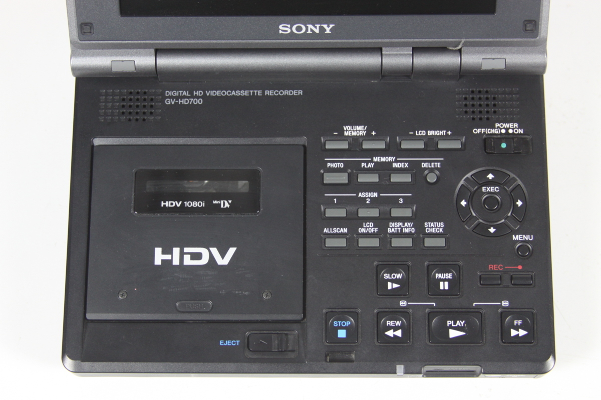 ○ SONY GV-HD700 デジタルHDビデオカセットレコーダー　HDV MiniDV　07年製　ソニー 【ジャンク品】_画像8