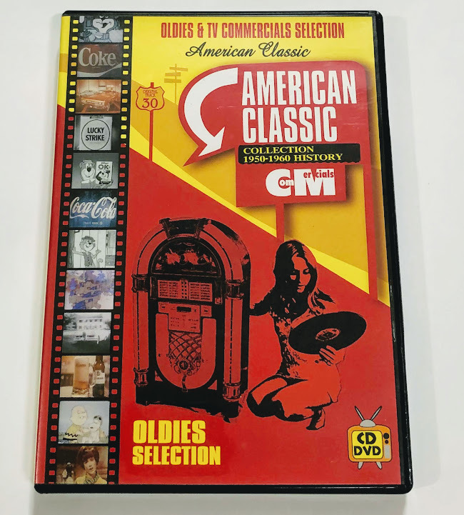 DVD＋CD AMERICAN CLASSIC OLDIES ＆ TV COMMERCIALS SELECTION ★ CM コマーシャル コカコーラ ラッキーストライク クリスピー etc. _画像1