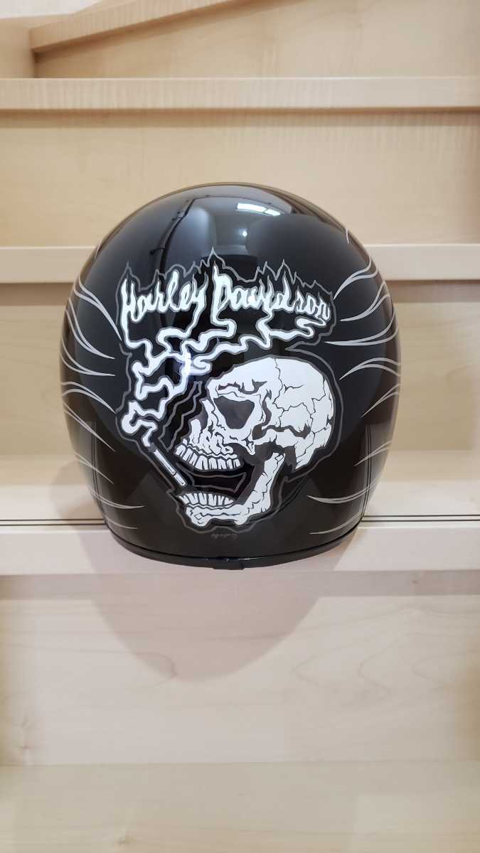 シンプソンヘルメットSIMPSON m30 Mサイズ ピンストフレア Harley-Davidson_画像4