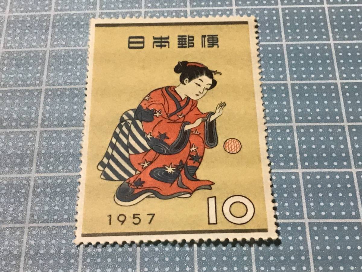 Yahoo!オークション - 切手趣味週間 1957 まりつき(鈴木春信) 10円 Yahoo!オークション - 切手趣味週間 1957 まりつき(鈴木春信) 10円