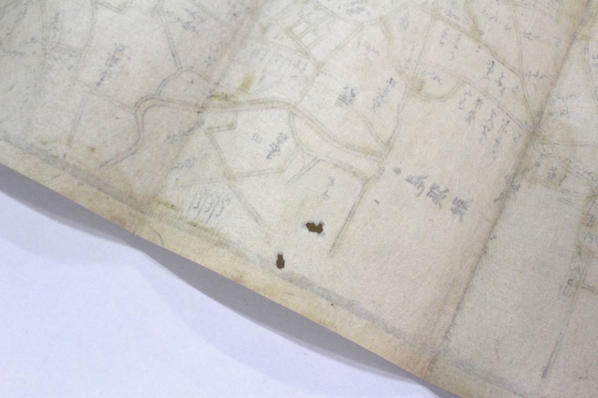 珍品 希少 江戸古地図 安永 江戸時代 木版画 古地図 珍品 希少 江戸古地図 安永 江戸時代 木版画 古地図