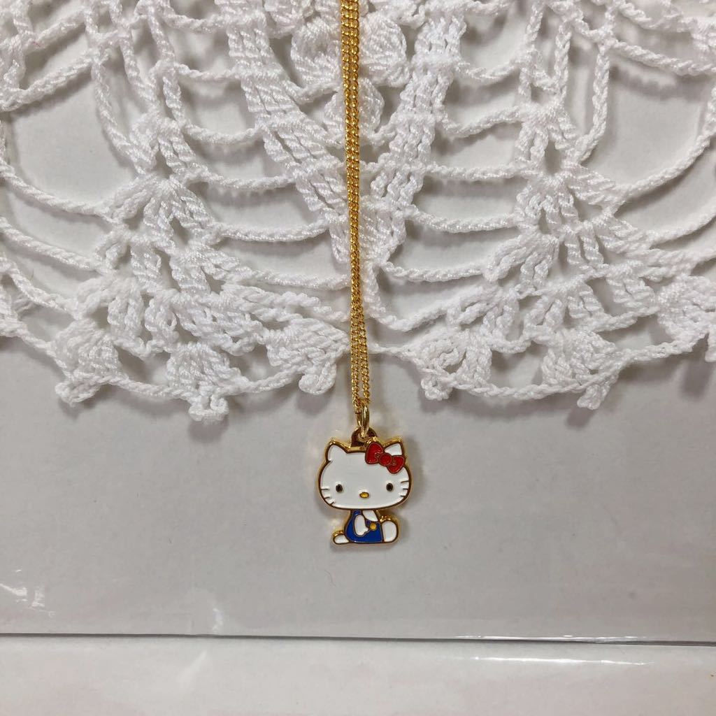  Kitty * Hello Kitty * accessory *2 point set * necklace ring ring * retro that time thing *1999 year * Sanrio *SANRIO* box attaching unused goods 