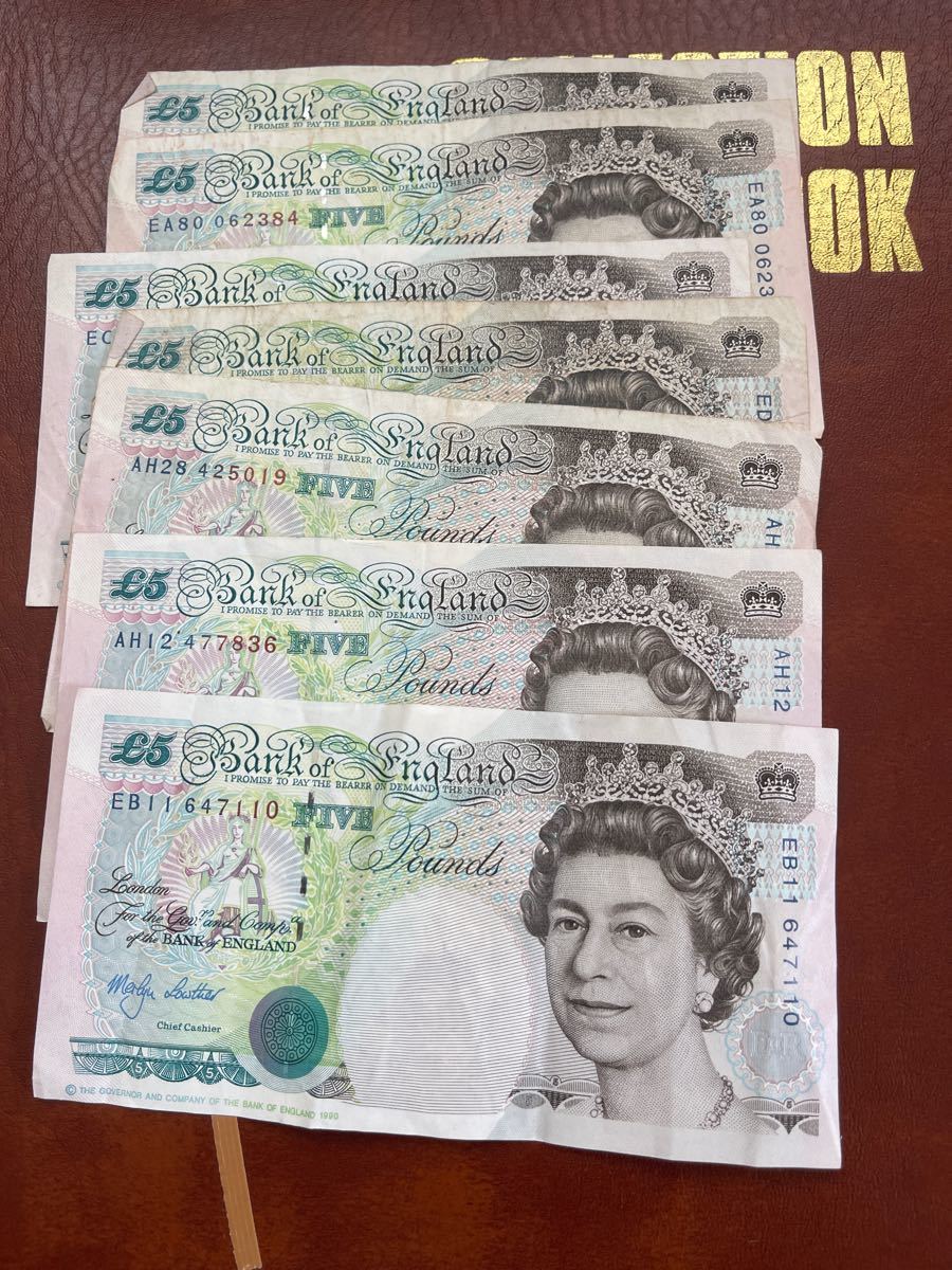 Paypayフリマ イギリス 紙幣 125ポンド