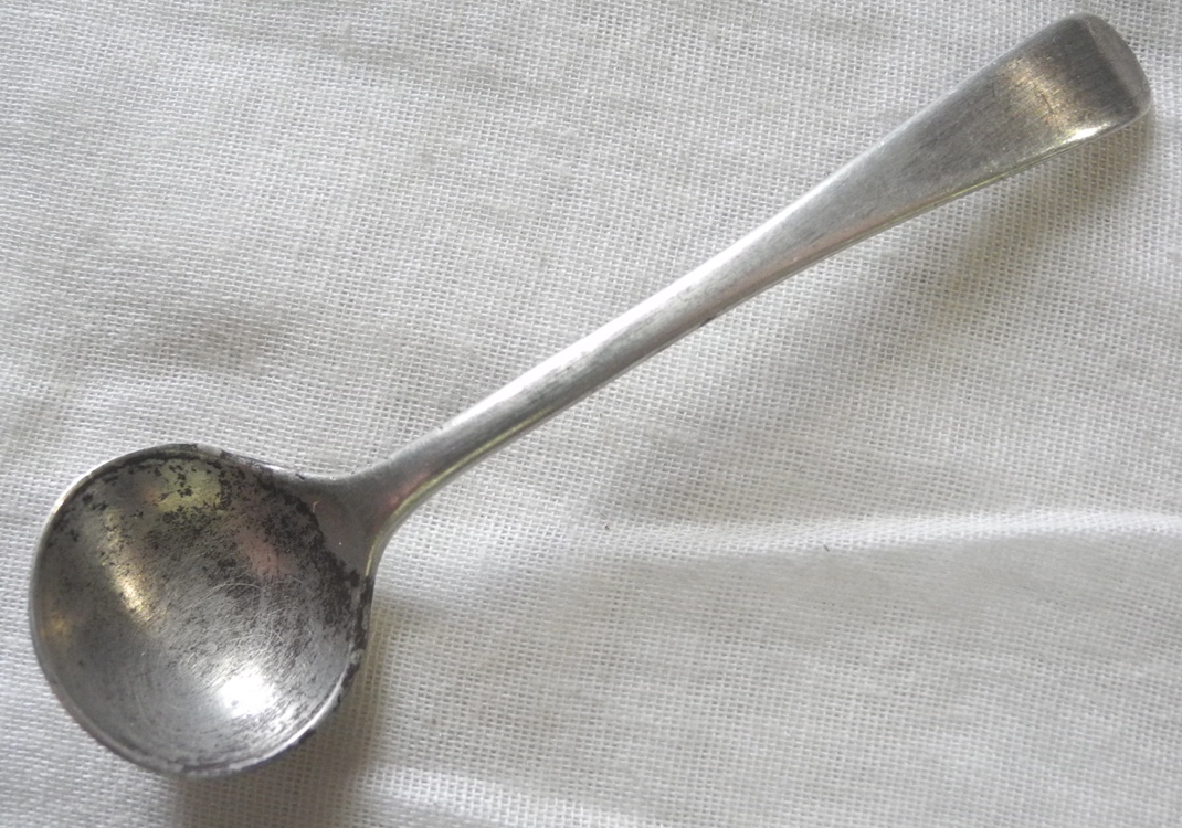 イギリス アンティーク シルバー 銀製 スプーン 匙 シルバー925 1900年 ホールマーク有り スターリングシルバー_画像1