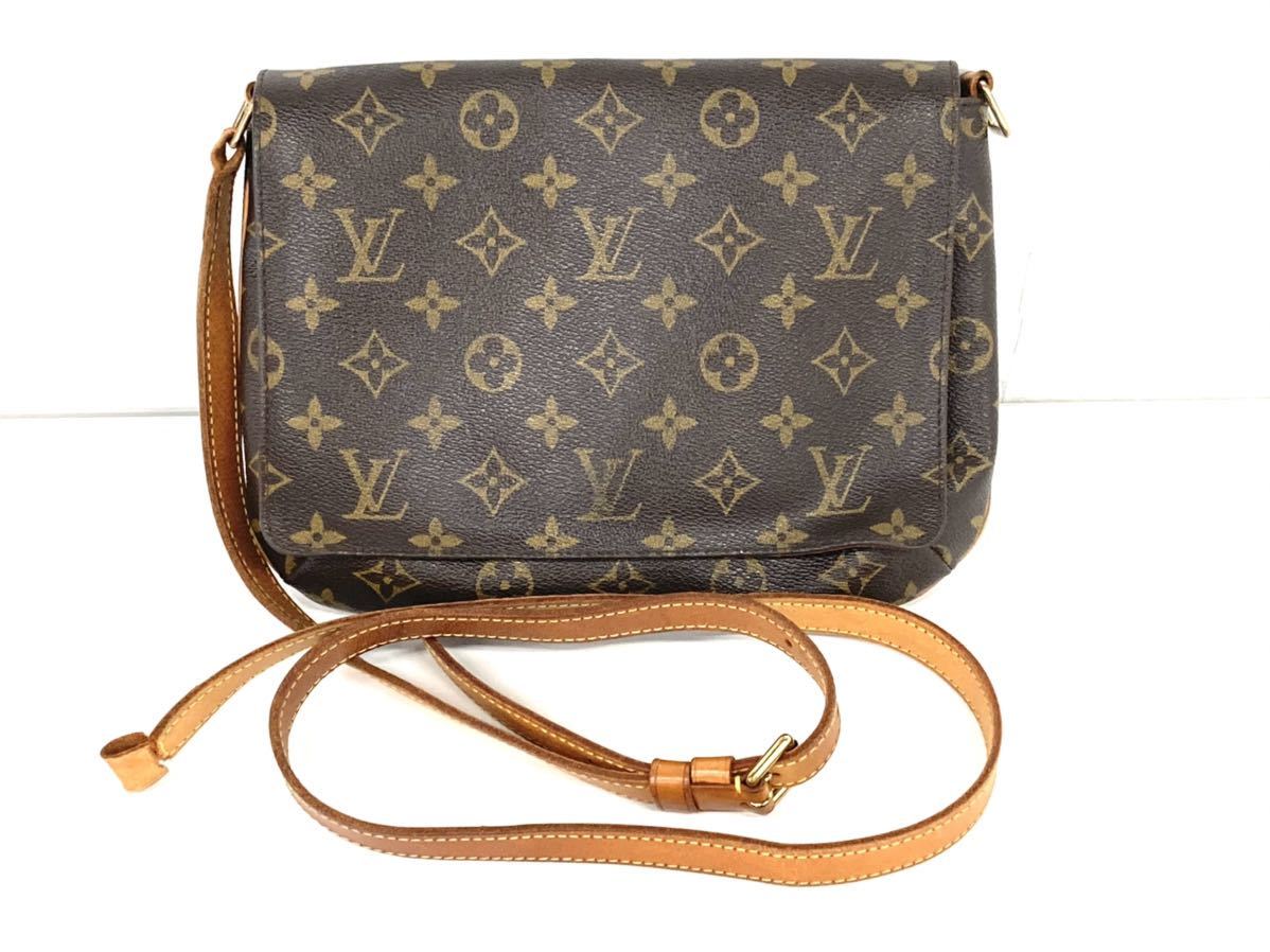 LOUIS VUITTON ルイ・ヴィトン　ミュゼット タンゴ　斜め掛け　ショルダーバック　モノグラム　ブラウン　M51388 レディース　カバン_画像1