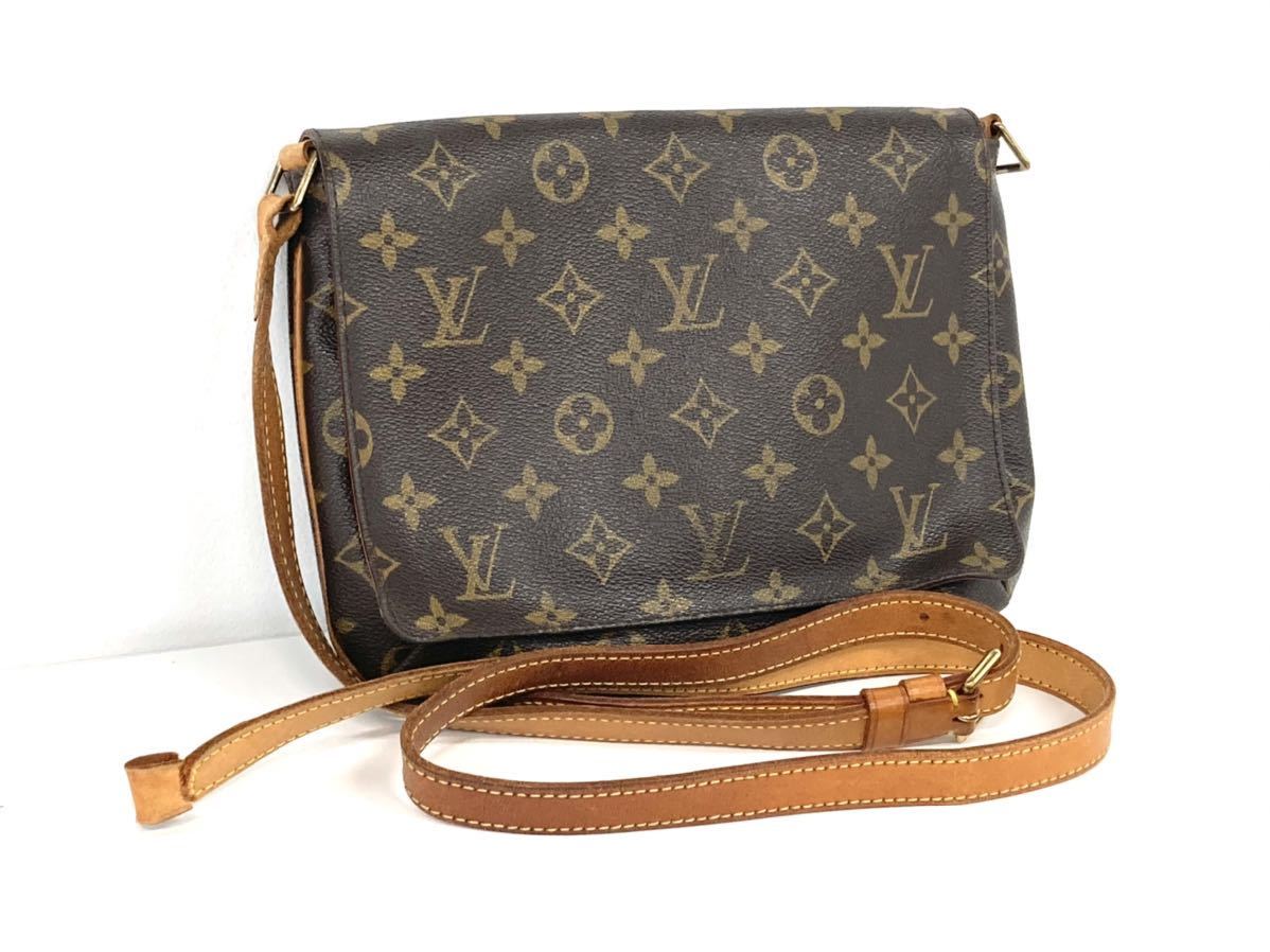 LOUIS VUITTON ルイ・ヴィトン　ミュゼット タンゴ　斜め掛け　ショルダーバック　モノグラム　ブラウン　M51388 レディース　カバン_画像2