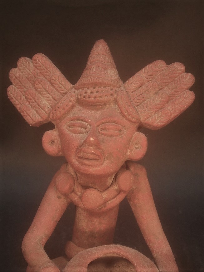 素焼きの土偶 古代メキシコ マヤ文明 - 工芸品