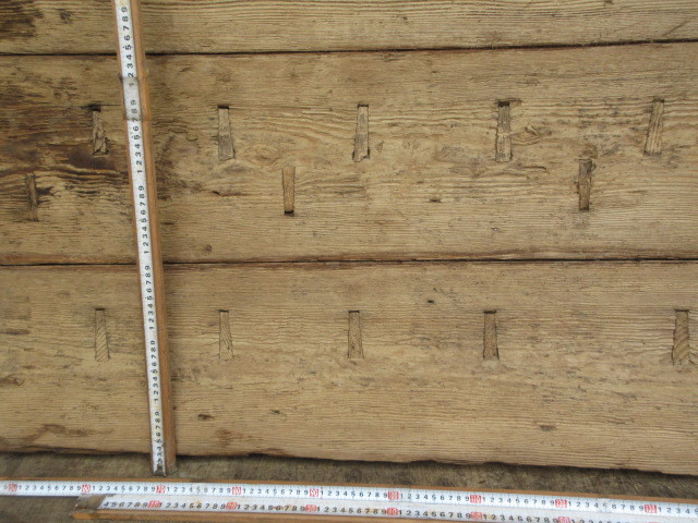 【湖華】特大舟板/検)古材茶道具テーブル一枚板天板結界華台鉢台香台材料徳44_画像5