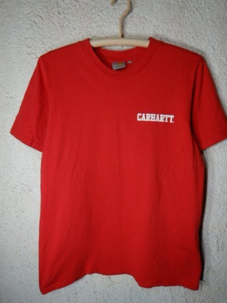 to2937　Carhartt　カーハート　メキシコ製　半袖　ロゴ　デザイン　tシャツ　人気　送料格安　ストリート_画像1