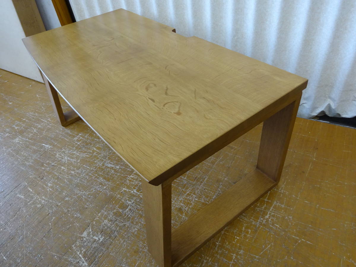 #* Hokkaido Asahikawa furniture simple desk multi-purpose seat for desk natural tree nala material width 90. beautiful goods *#