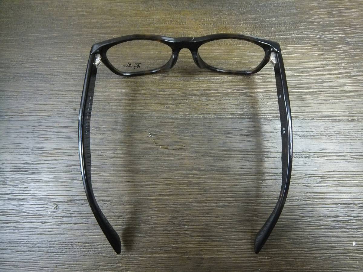 中古 Rayban RB 5184F 2012 52□18 145 レイバン ニューウェイファーラー アジアンフィット 鼈甲 ベッコウ JUNK_画像3