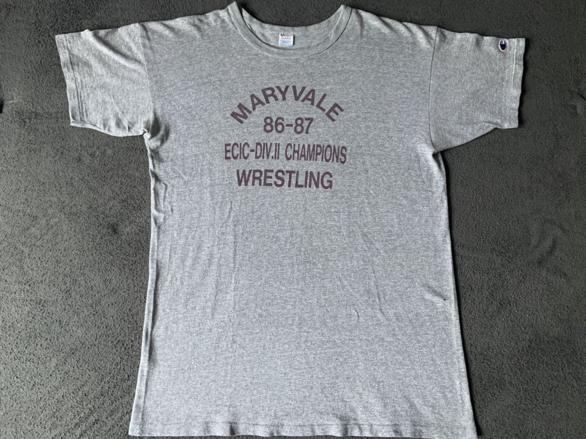 80s XL チャンピオン 染込み 4段 ビンテージ Tシャツ vintage champion_画像2