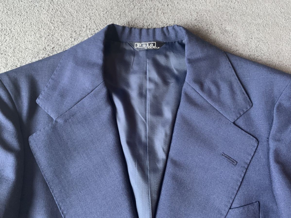 極上 70s 初期 大文字タグ POLO RALPH LAUREN 金ボタン 紺ブレ ラルフ ビンテージ vintage アイビー トラッド RRL