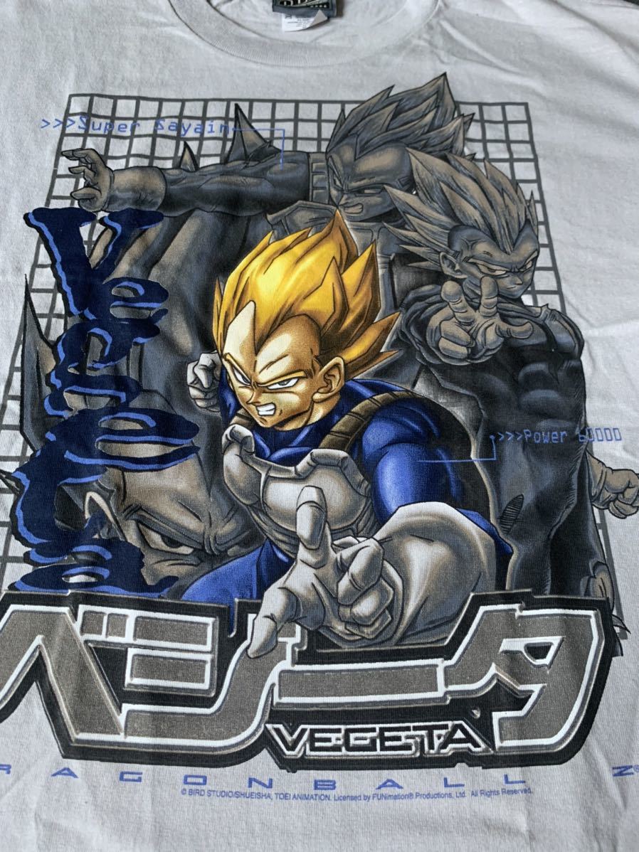 90s 00s ドラゴンボールZ ベジータ ビンテージ Tシャツ アニメ vintage dragonball_画像3