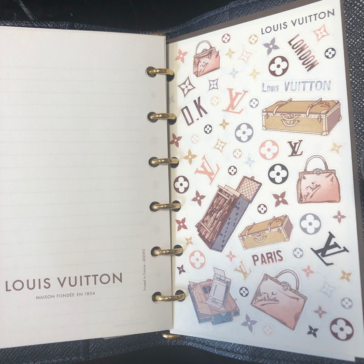 LOUIS VUITTON 手帳カバー モノグラム　シャーペン