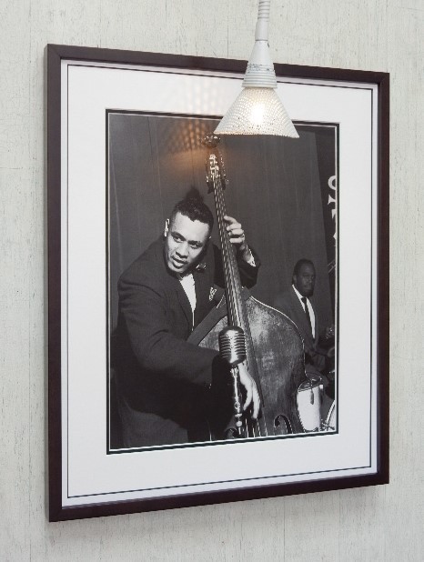  tea -rus*min gas /1951/ art Picture frame /Charles Mingus/ Jazz Icon /Framed Jazz/ Jazz art / interior / wall decoration 