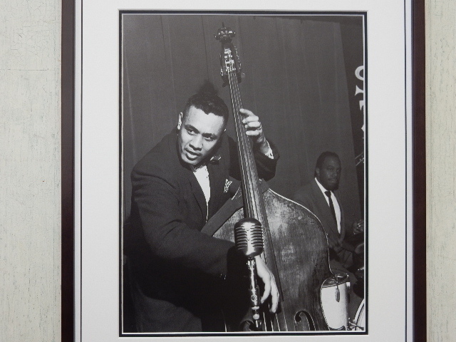  tea -rus*min gas /1951/ art Picture frame /Charles Mingus/ Jazz Icon /Framed Jazz/ Jazz art / interior / wall decoration 