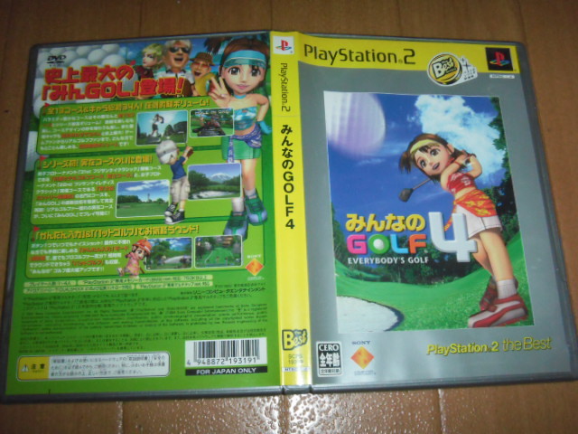 中古 PS2 みんなのGOLF 4 みんなのゴルフ 4 即決有 送料180円 _画像1